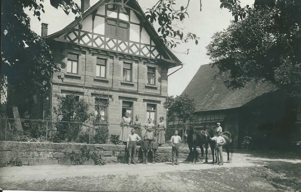 VC-Obstbau - Aufnahme vom Hof 1913