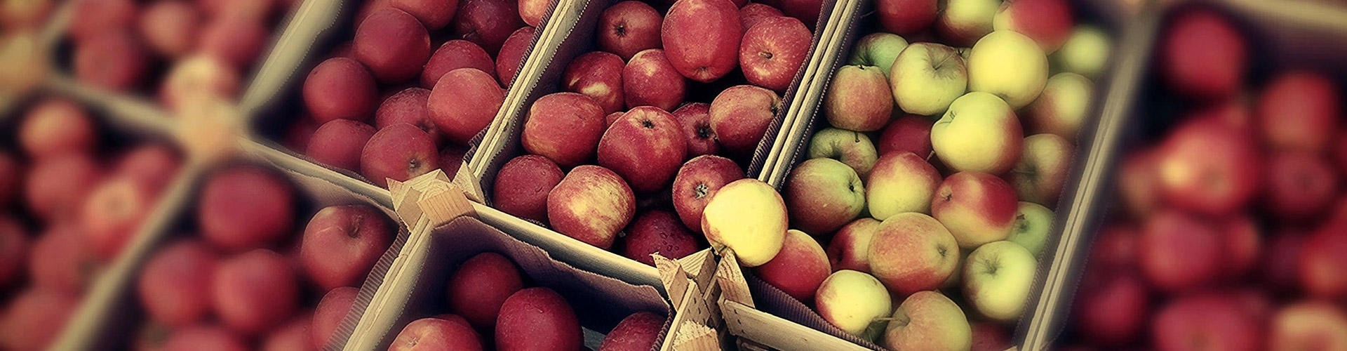 Äpfel aus der Region.